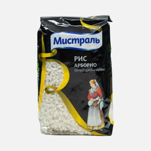 Рис Мистраль Арборио Белый среднезер 500г
