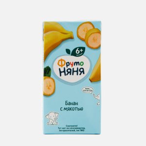 Нектар ФрутоНяня Банан с мякотью с 6мес т/п 200мл