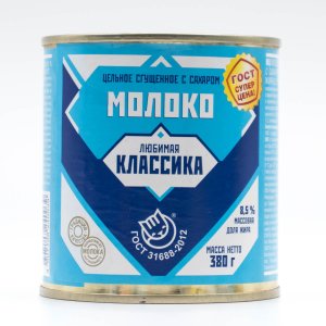Молоко сгущеное Эрконпродукт 8.5% ГОСТ ж/б 380гр