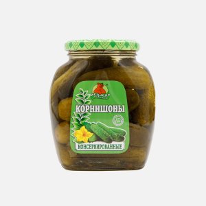 Корнишоны Медведь Любимый Премиум ст/б 720мл