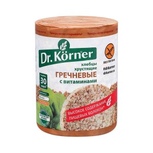 Хлебцы Др Корнер Гречневые с витаминами пл/уп 100г