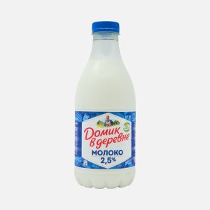 Молоко Домик в деревне 2.5% пл/б 930мл