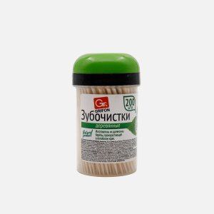 Зубочистки Грифон деревянные 200шт арт400-003
