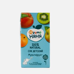 Сок ФрутоНяня Мультифруктовый без сахара 500мл