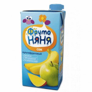 Сок Фруто-Няня Мультифруктовый без сахара 500мл