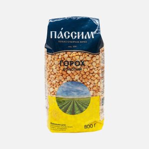 Горох Пассим колотый пл/уп 800г
