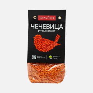 Чечевица Браволли Футбол красная 350г