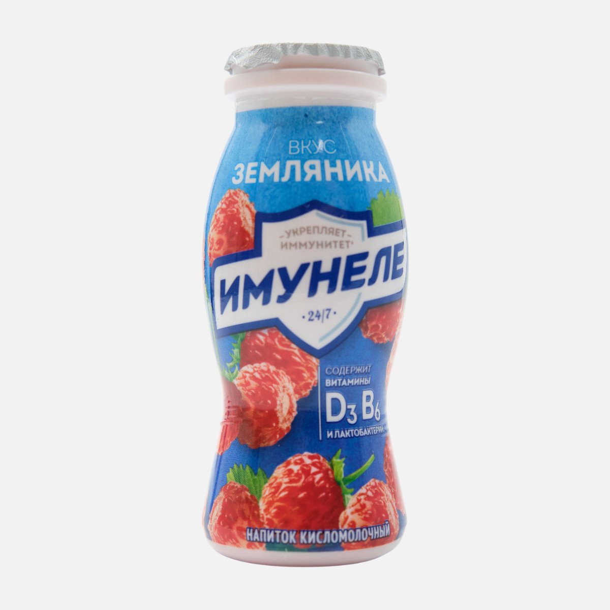 Напиток к/м Имунеле Земляника 1.2% 100г Напиток к/м Имунеле Земляника 1.2% 100г