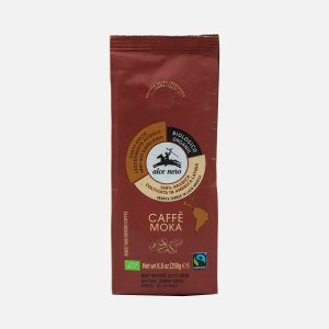 Кофе Альче Неро Арабика Натур жареный молотый био в/у 250г