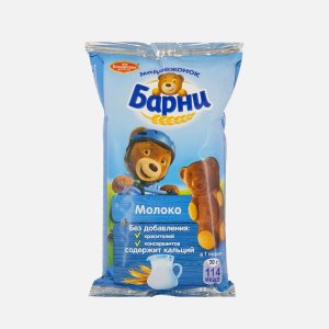 Пирожное Барни бисквитное молочная начинка 30г
