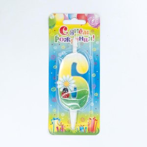 *Свечи тортовые цифры 6 