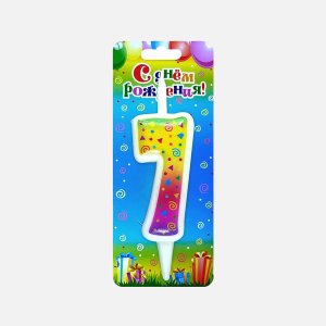 *Свечи тортовые цифры 7 