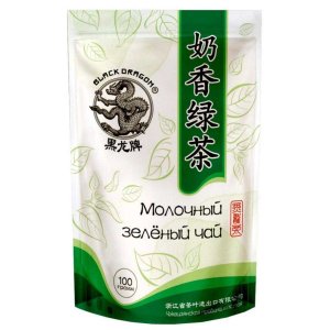 Чай Черный дракон Молочный зеленый 100г