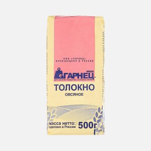 Толокно Гарнец овсяное бум/пак 500г