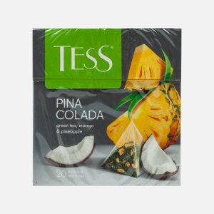 Чай Тесс Пина Колада зеленый пирамид 20*1,8г