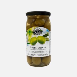 Оливки Делфи зеленые с/к 350-360г