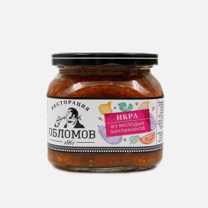 Икра Ресторация Обломов из молодых баклажанов ст/б 420г