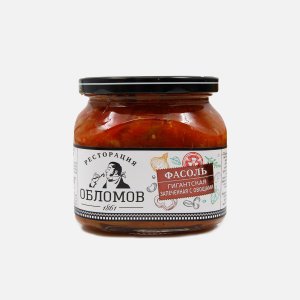 Фасоль Ресторация Обломов гигантская запеченая с овощами 430г