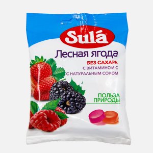 Леденцы Зула Лесные ягоды 60г