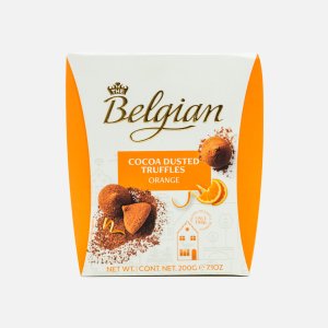 Набор конфет Бельгиан Трюфели Фантазия кусочк апельсин 200г