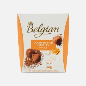 Набор конфет Бельгиан Трюфели Фантазия кусочк апельсин 200г
