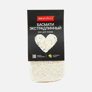 Рис Браволли Басмати экстрадлинный пл/уп 350г