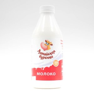 Молоко Алтайская Буренка Российское 3.2% пл/бут 850г
