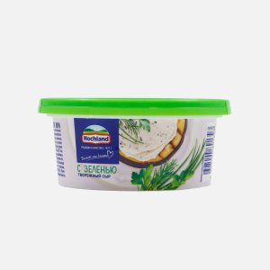 Сыр Хохланд творож с зеленью 60% 140г