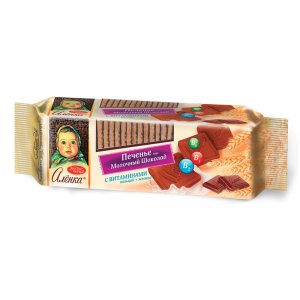 Печенье Аленка 190г вкус молочного шоколада (РотФронт)