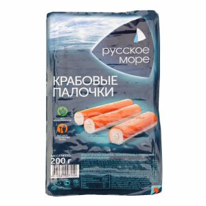 Крабовые палочки Русское Море охлажденные 200г