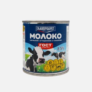 Молоко сгущенное Главпродукт с сахаром ГОСТ 8.5% ж/б 380г