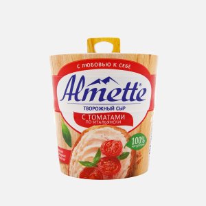 Сыр творожный Альметте с томатами по-Итальянски 57% 150г