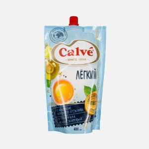 Соус Кальве майонезный Легкий дой/пак 400г