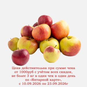 Яблоки Прима вес 