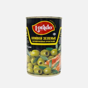 Оливки Лорадо с креветками ж/б 300г