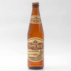 Пиво Томское Фирменное свет фильтр паст 4% ст/б 0,5л